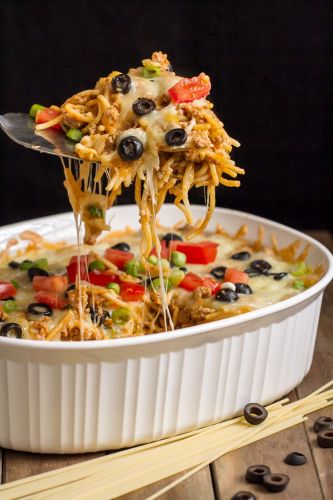 Mexican Spaghetti Bake