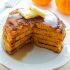 Fluffy pumpkin pancakes