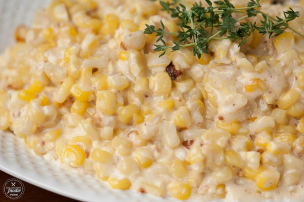 Decadent slow cooker creamed corn