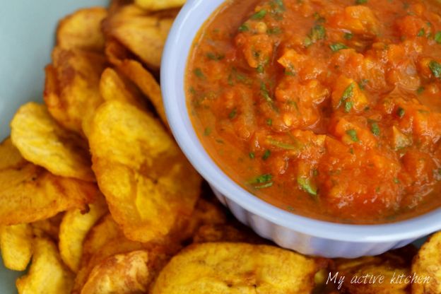 Plantain Chips and Salsa
