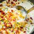 Slow Cooker Potato Broccoli and Corn Chowder with Bacon