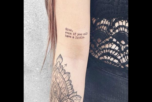 Give, Even if you only have a little