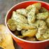 Creamy herbed fingerling potatoes