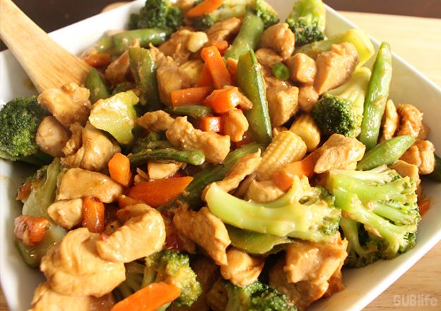 5 ingredient chicken stir fry
