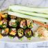 Smoked Salmon Sushi Roll with Avocado