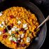 Pumpkin Risotto With Goat Cheese Dried Cranberries