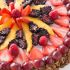 Breakfast Fruit and Yogurt Pizza