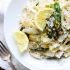 Lemon Artichoke and Asparagus Pasta