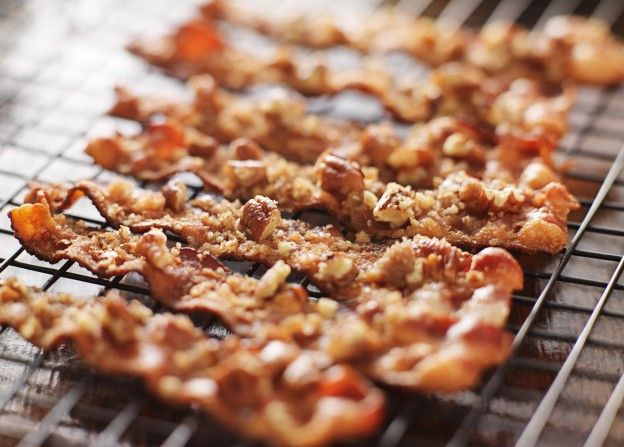 Pecan nut bacon strips