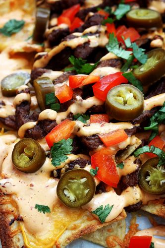 Southwest Steak and Ranch Nachos