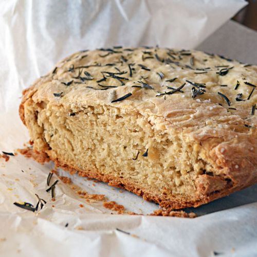 Rosemary olive oil crock pot bread