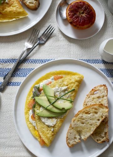 Smoked Salmon Omelettes