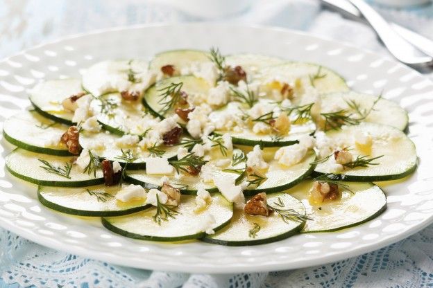 Zucchini carpaccio