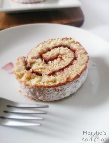 Raspberry Jam Swiss Roll