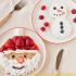 Santa Claus And Snowman Pancakes