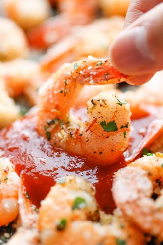 Garlic Parmesan Roasted Shrimp