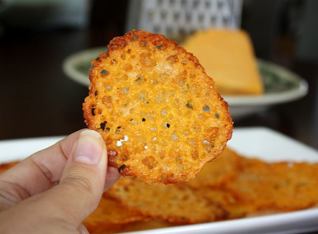 Baked Cheese Crisps