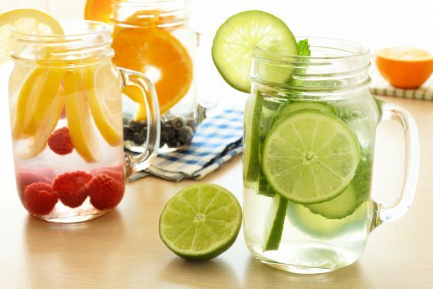 Fruity detox water