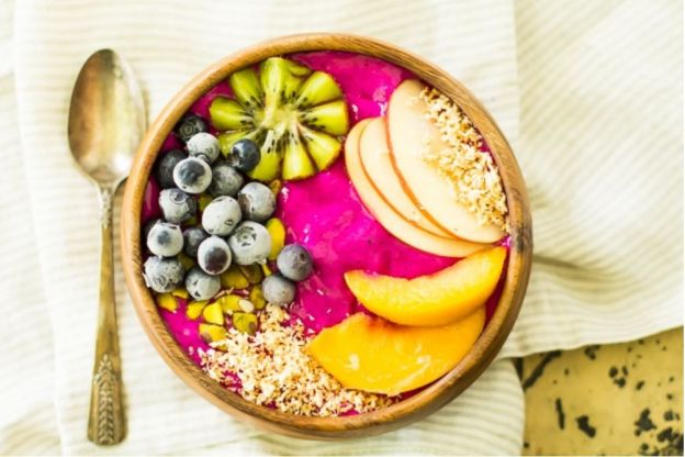 Pitaya Peach Power Smoothie Bowl