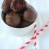 Chocolate covered cherry brownie bombs
