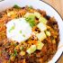 Vegan sweet potato and black bean quinoa chili