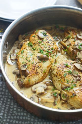 5 ingredient creamy chicken Marsala
