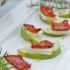 Honey drizzled apple Gouda bacon bites