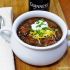 Slow cooker Guinness steak and black bean chili