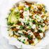 Spicy Lentil Nachos with Three Cheese Sauce