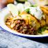 Slow Cooker Smothered BBQ Beef Burritos