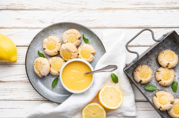 Lemon Thumbprint Cookies
