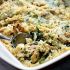 Spinach and Artichoke Pasta Alfredo Casserole
