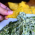 Microwave spinach dip for one