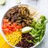 Steak burrito bowls