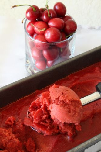 Cherry sherbet
