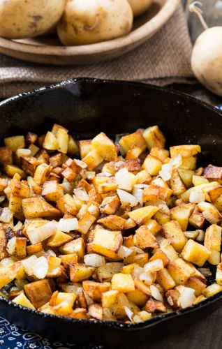 Duck fat home fries