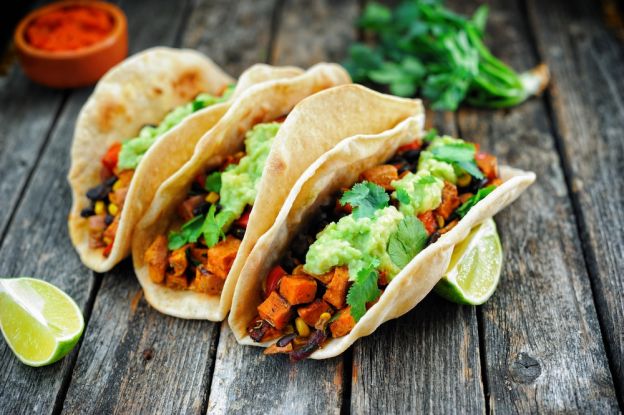 Black Bean and Sweet Potato Tacos