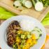 Grilled Jerk Chicken with Avocado Mango Salsa