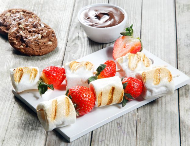 Grilled Strawberry Skewers