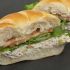 Surimi and cream cheese sandwiches