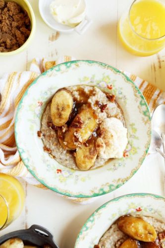 Caramelized Banana Oatmeal