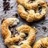 Chocolate Chip Cookie Stuffed Soft Pretzels