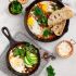 Shakshuka with Spinach and Harissa