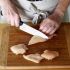 Cut the chicken breasts