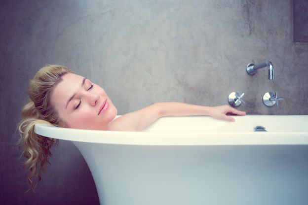 8PM: a hot bath