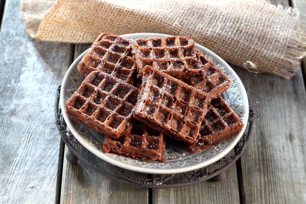 Brownie waffles