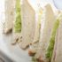 Cheese and salad tea sandwiches