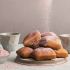 Overnight Beignets with Strawberry Powdered Sugar