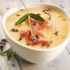 Melon lavender soup