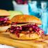 BBQ Tempeh Sandwiches with Tangy Apple Slaw